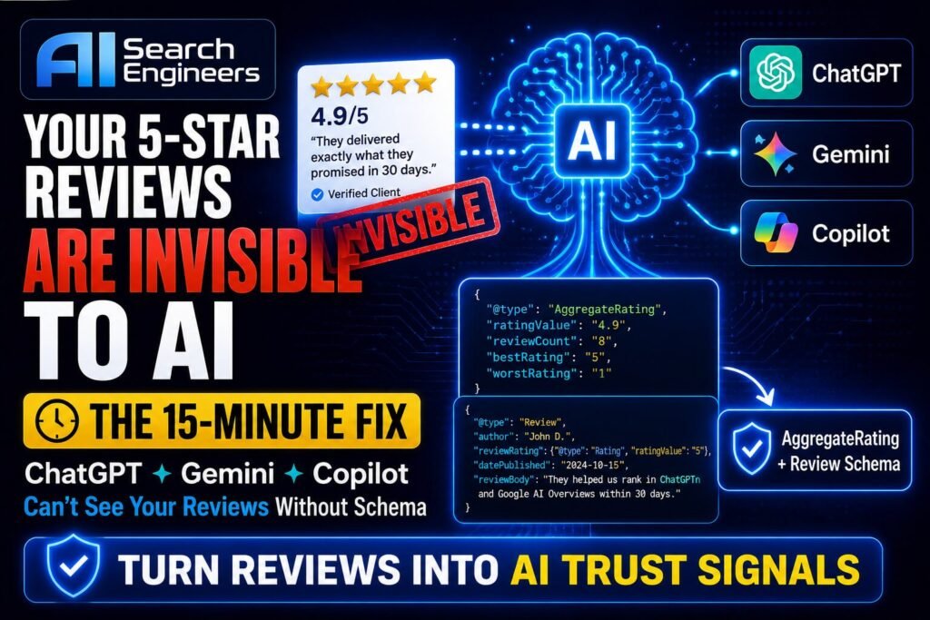 Why Your 5-Star Reviews Are Invisible to ChatGPT and How to Fix It