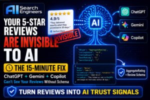 Why Your 5-Star Reviews Are Invisible to ChatGPT and How to Fix It