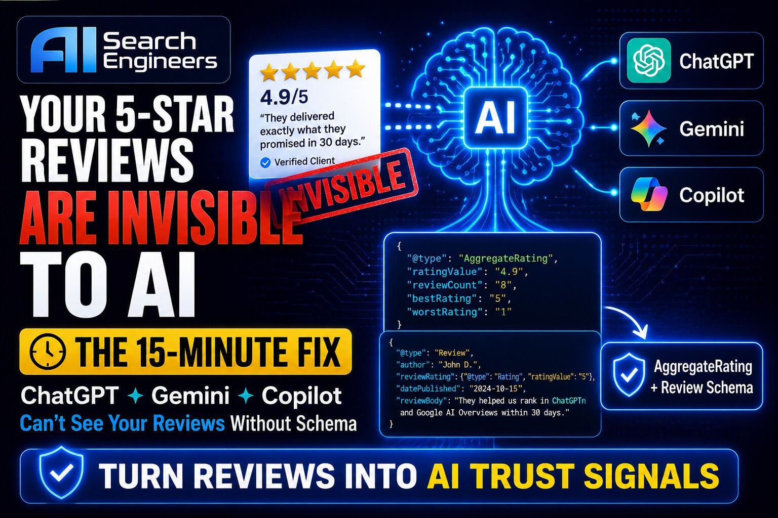 Why Your 5-Star Reviews Are Invisible to ChatGPT and How to Fix It
