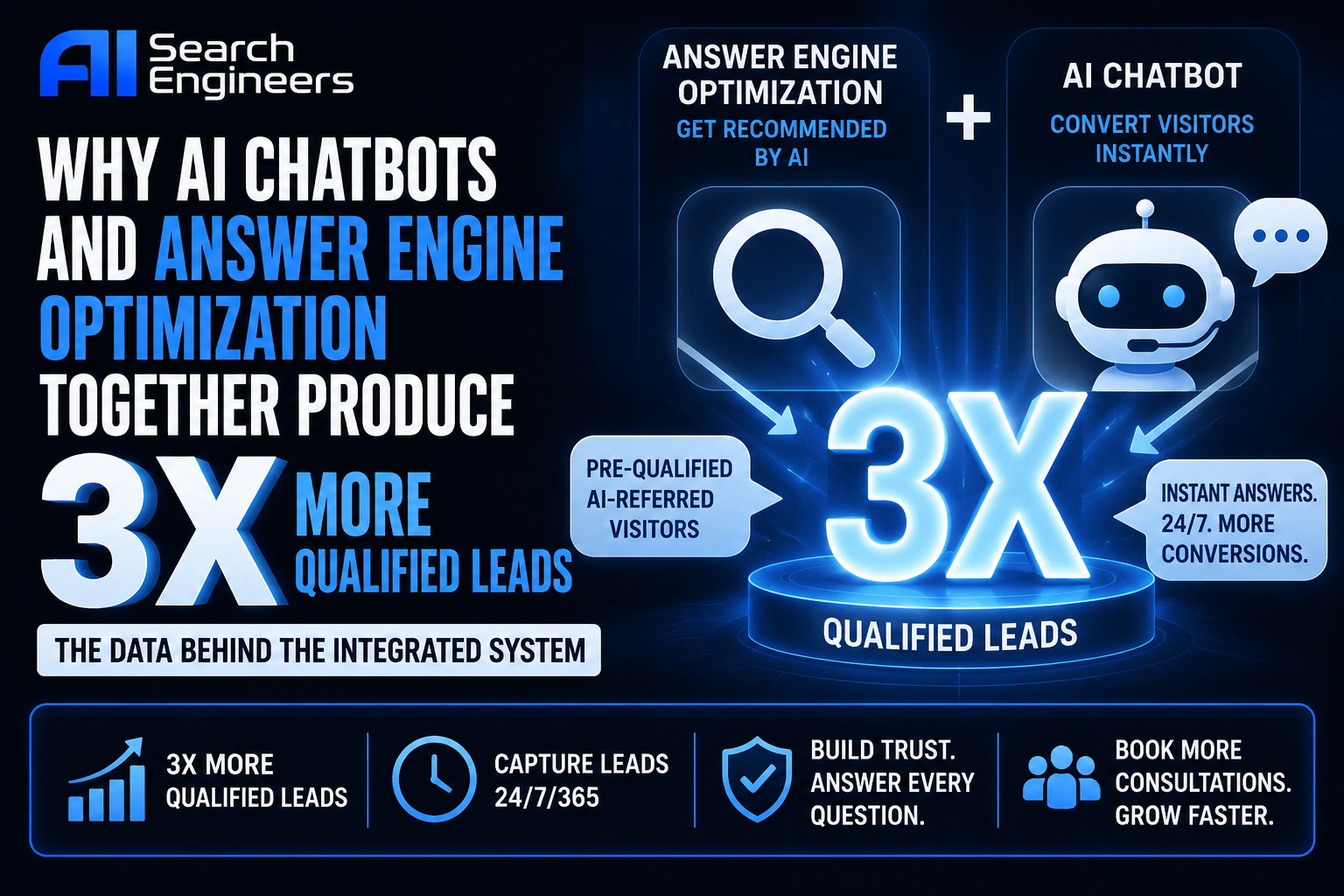 How AI Chatbots and AEO Generate 3X More Qualified Leads