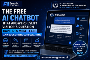 The Free AI Chatbot That Gives Any Business Complete Visibility Into Every Website Visitor, and Converts Every Conversation Into a Lead 24 Hours a Day