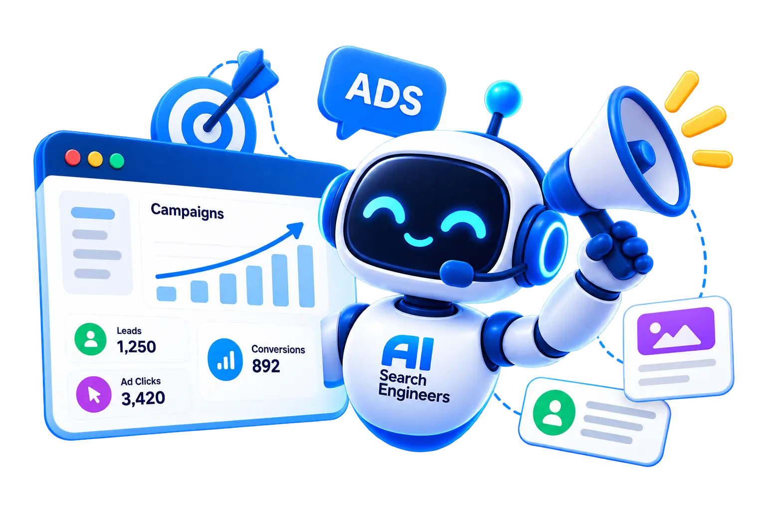 AI marketing agent for campaign management, lead generation, advertising, and conversions