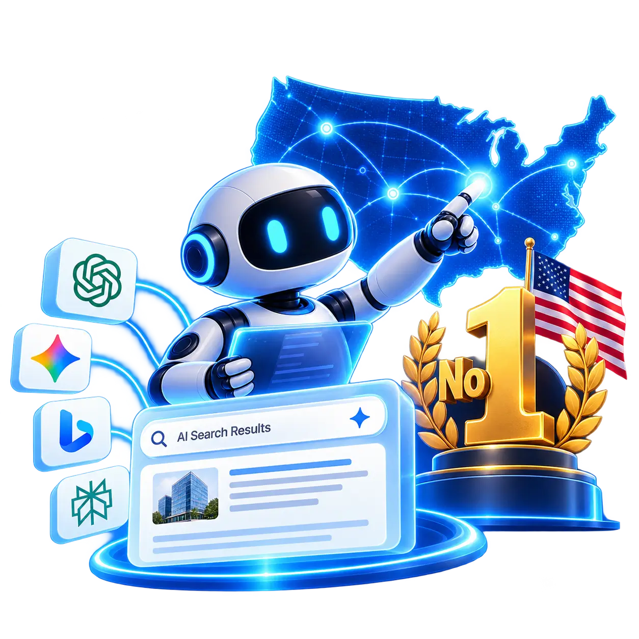 a robot showing how chatbots are helpful